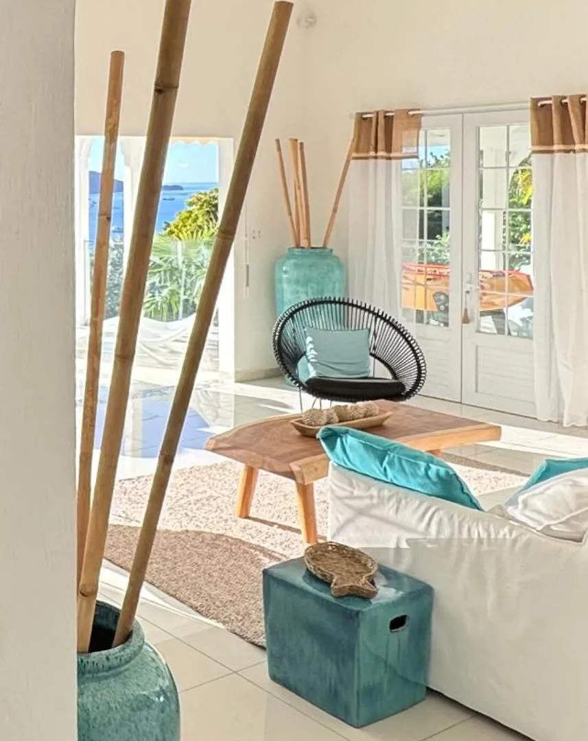 Sunset Beach - Villa Creole 5 Etoiles 4 Chambres Avec Piscine Face Au Coucher De Soleil Et A La Reserve Cousteau Bouillante